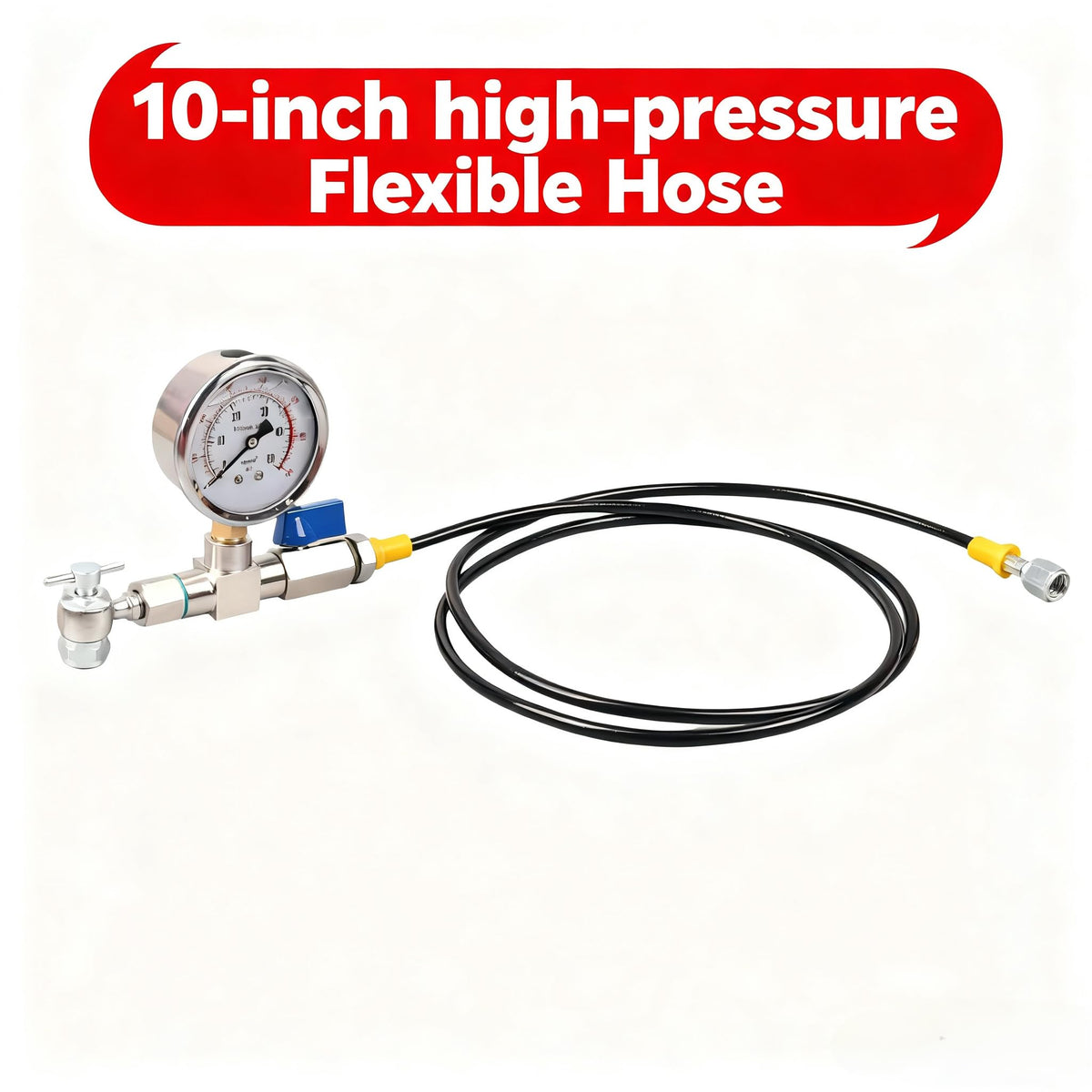 ENYSAON 10-inch high-pressure hose flexing for convenient access in repairs