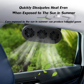 EOHMAK closeup of three air outlets highlighting powerful exhaust performance