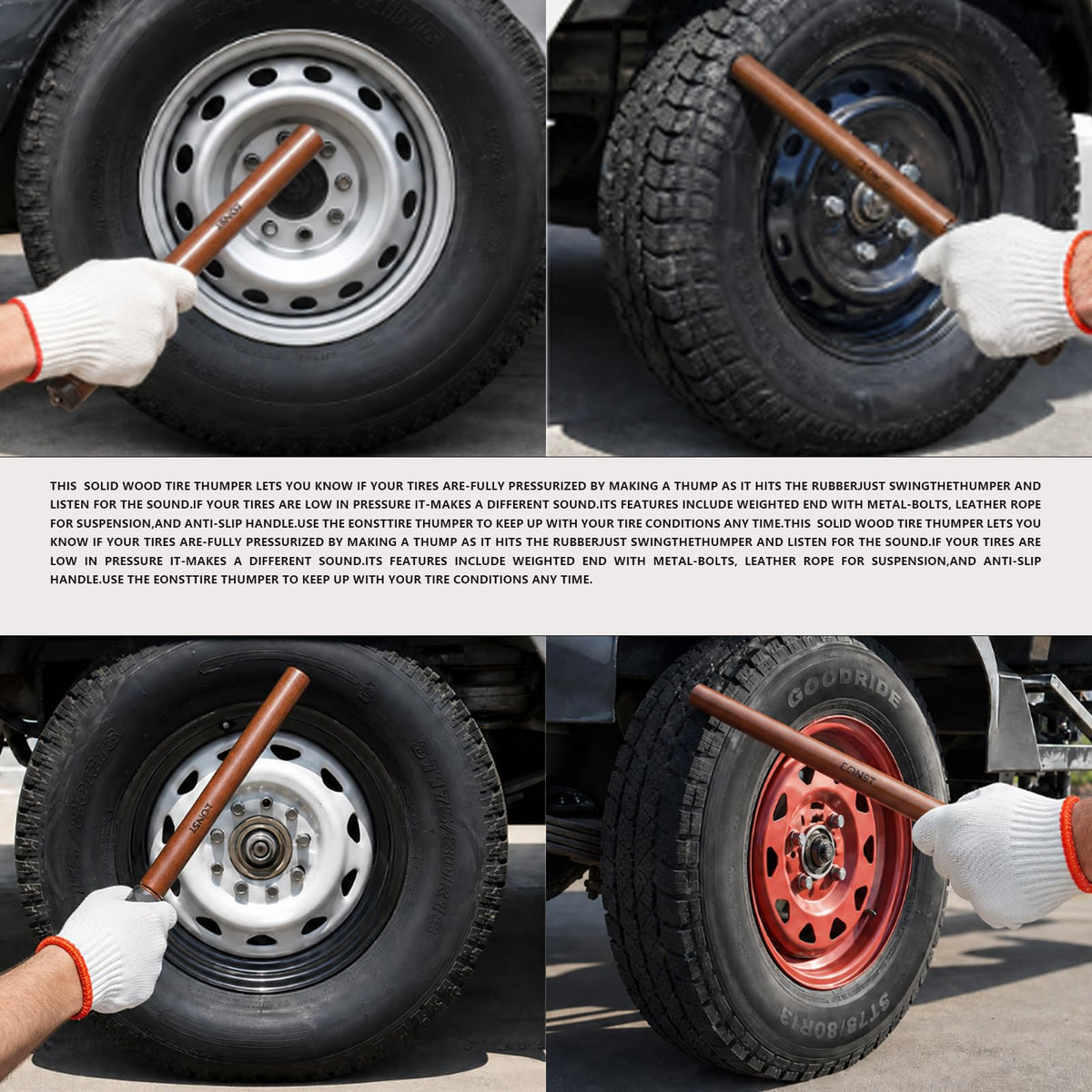 EONST non-slip handle detail showing ergonomic grip for safer use