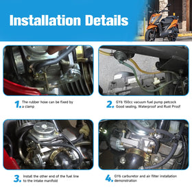 EOPOAYI 42mm air filter included for cleaner airflow and engine protection