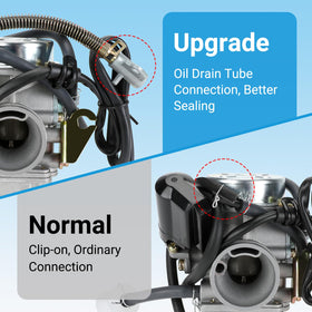 EOPOAYI air filter and intake manifold together illustrating improved airflow and clean-air protection