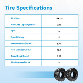 EOPOAYI branded label and packaging indicating new replacement tire