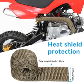 EOPOAYI exhaust tip finish showing corrosion-resistant treatment and look