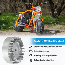 EOPOAYI flywheel close-up of machining and keyway highlighting precise fit and strength