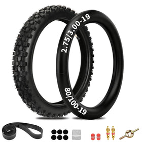 EOPOAYI front tire profile showing knobby tread for improved traction
