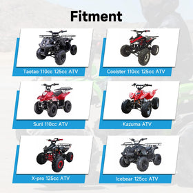 EOPOAYI red fuel line with filters and clips ensuring leak-free fuel delivery