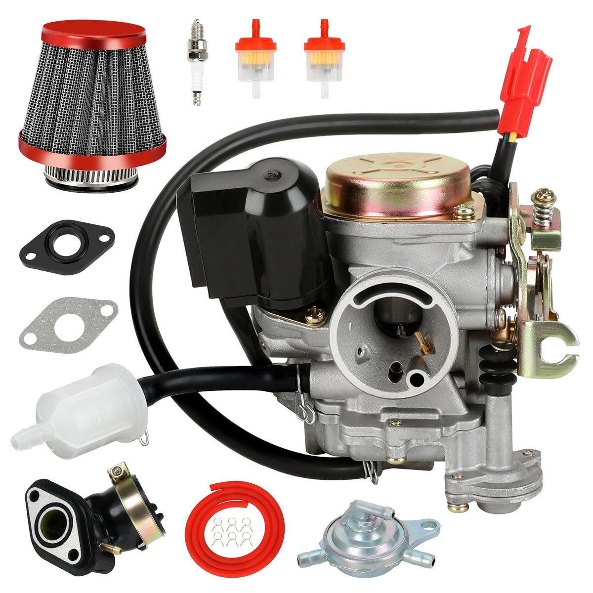 EOPOAYI carburetor front view showing fit and function benefits