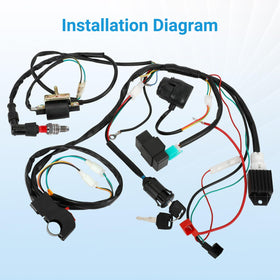 EOPOAYI main wiring loom connector ends demonstrating correct fitment