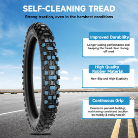 EOPOAYI tire mounted on Surron Light Bee X demonstrating fitment benefit