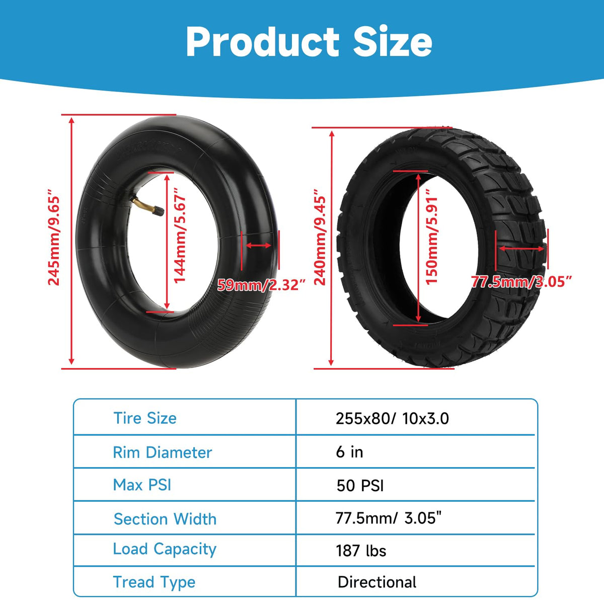 EOPOAYI patch kit and rasp included for quick roadside fixes