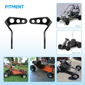 EOPOAYI pedals mounted on Manco chassis demonstrating precise fit and safer control