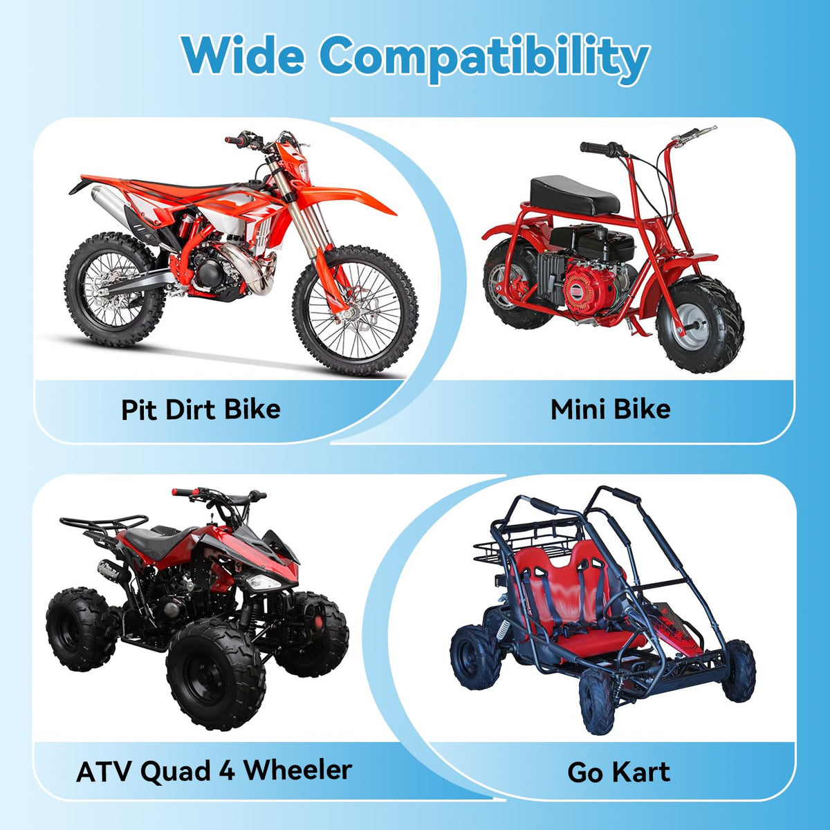 EOPOAYI side mounted on dirt bike demonstrating fit and compact profile