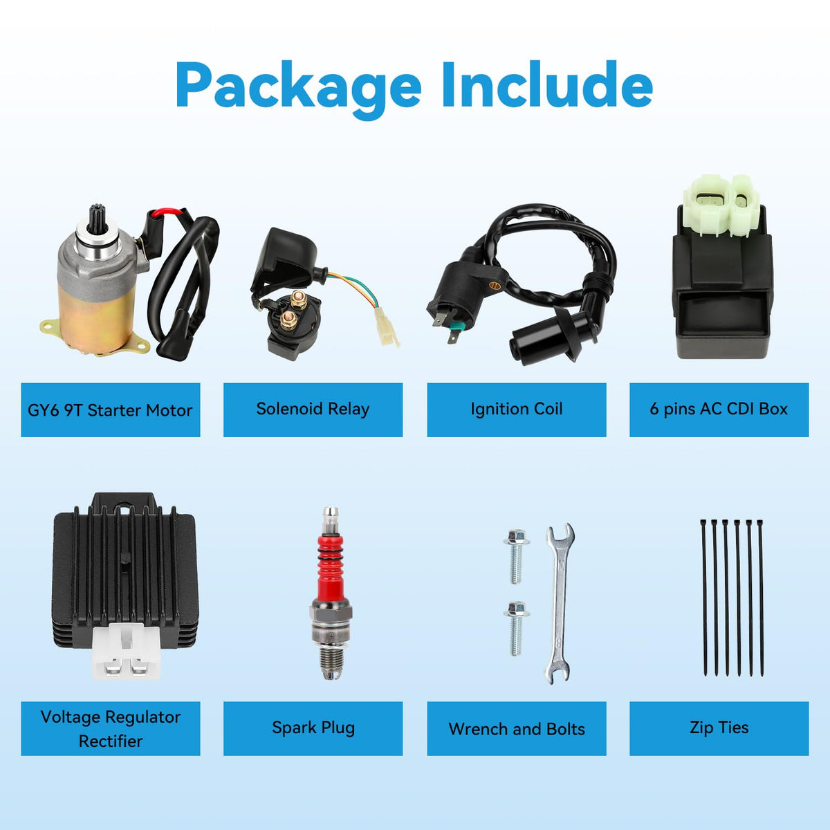 EOPOAYI repair scene with starter kit used by a mechanic for fast service