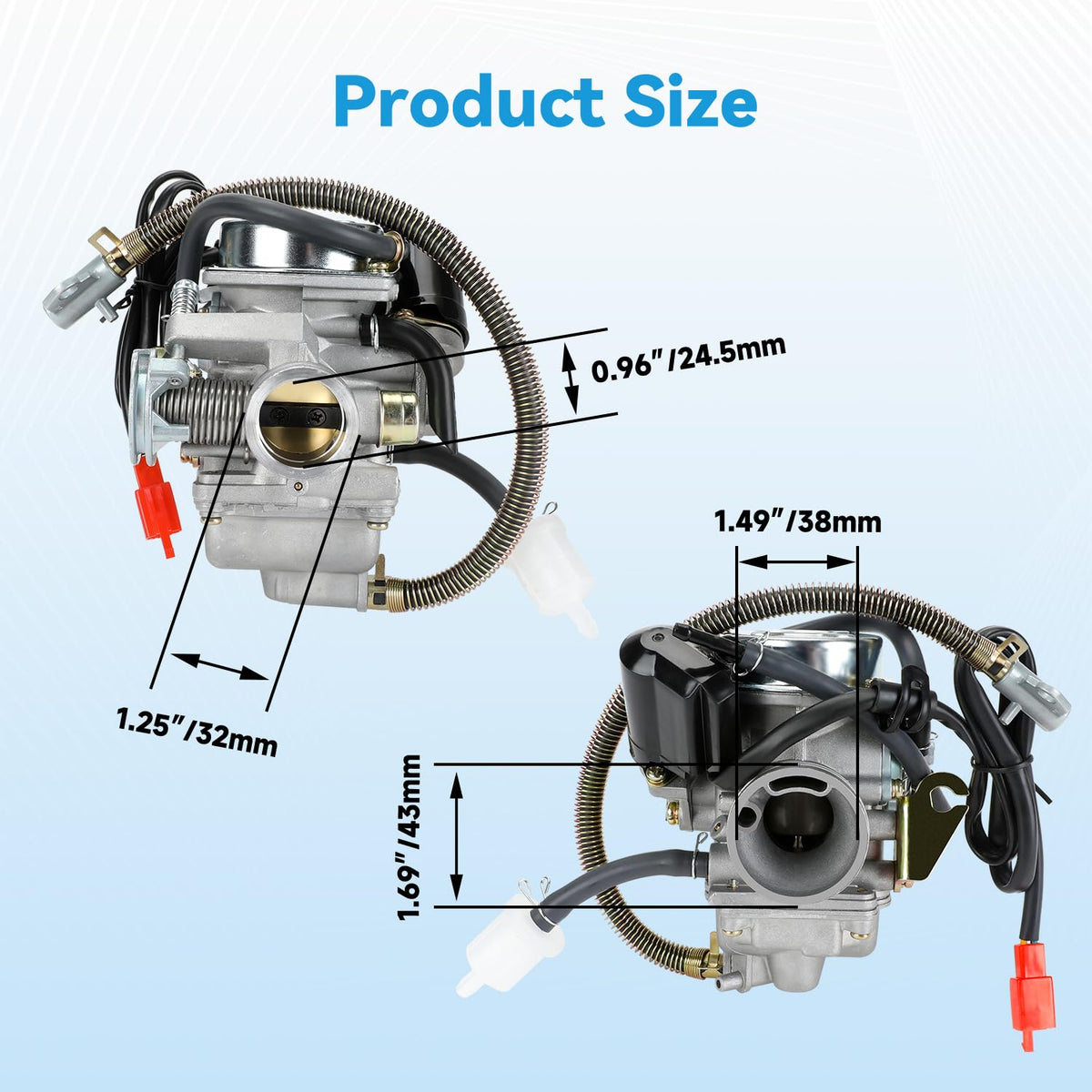 EOPOAYI starter solenoid and rectifier displayed to highlight dependable starting and stable charging