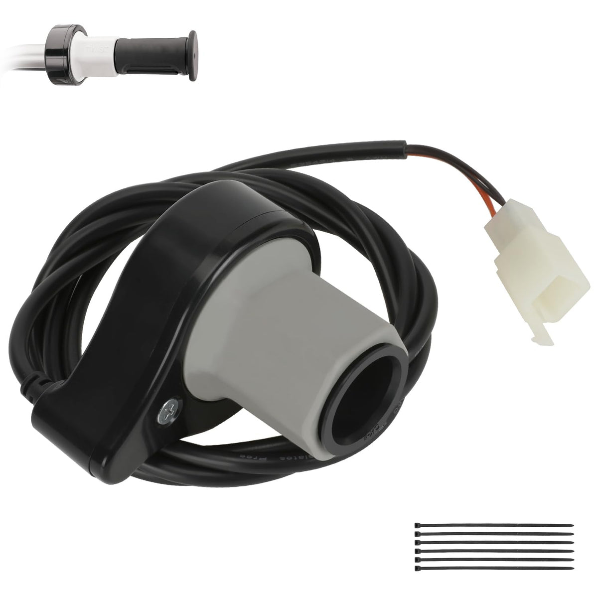 EOPOAYI front assembly showing throttle and grip, reliable replacement