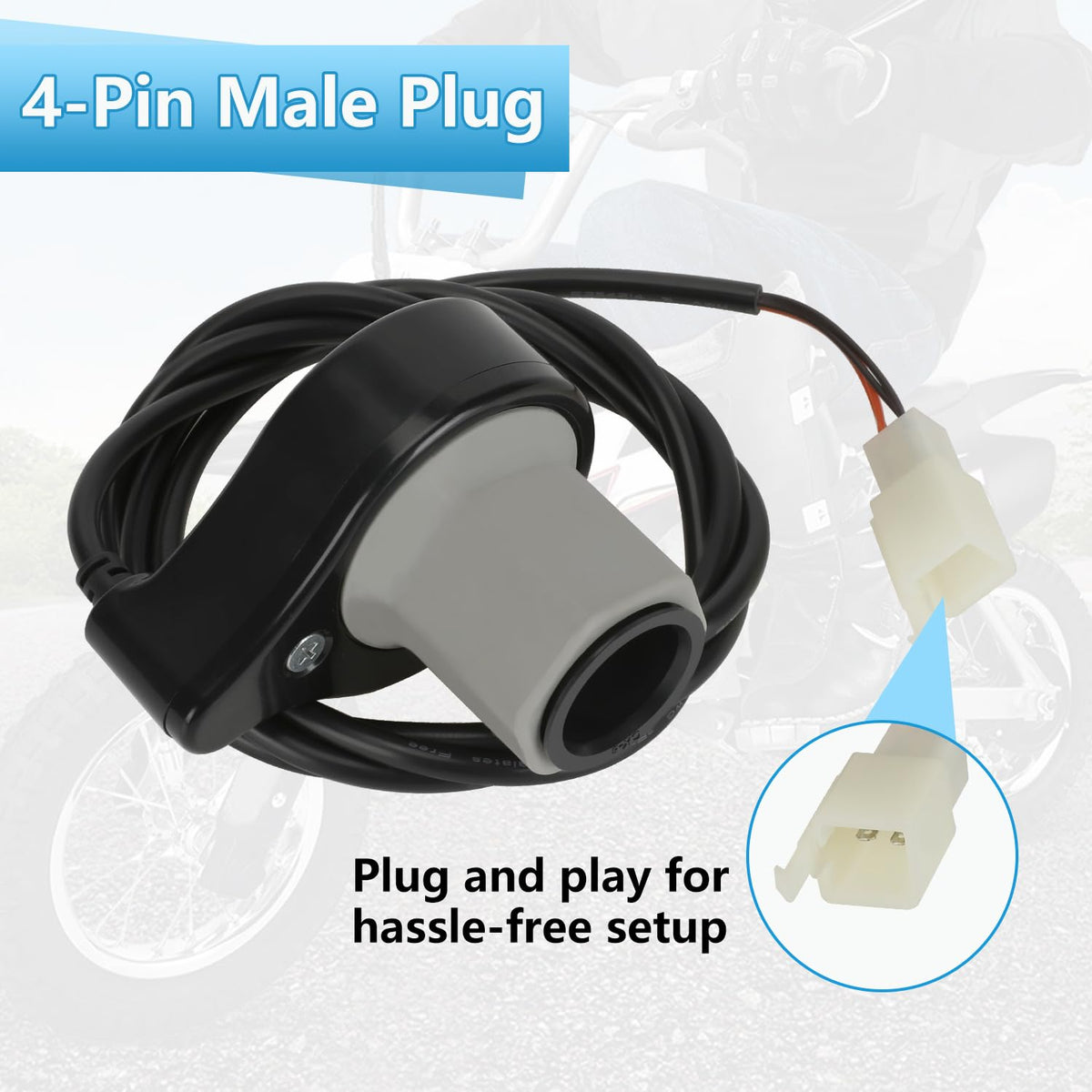 EOPOAYI throttle housing detail, robust build for outdoor use