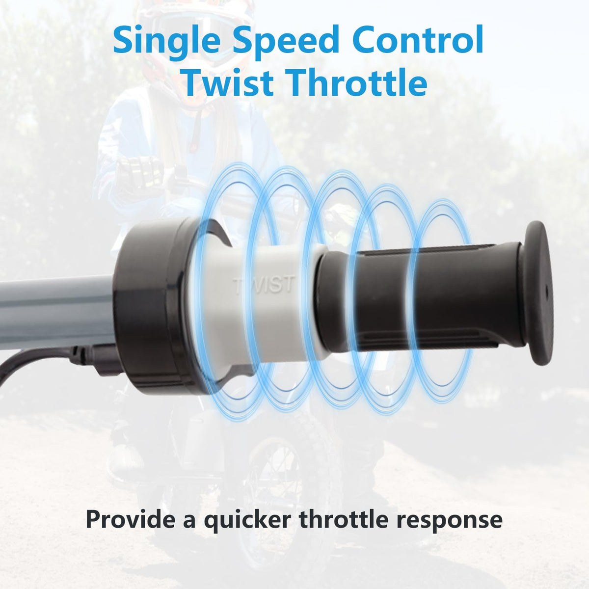 EOPOAYI throttle used on scooter, restores smooth acceleration