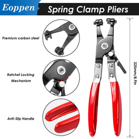 Eoppen plier swivel tip demonstrating angled access and hands-free lock