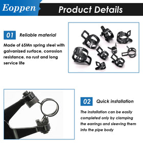 Eoppen sorted compartments with labeled sizes for quick selection