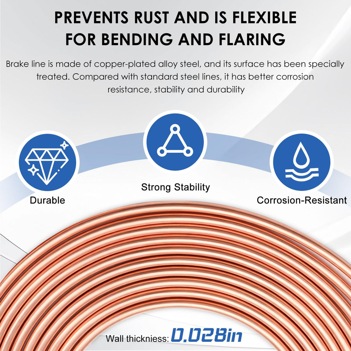 Eoppen tubing length with ruler scale showing accurate measurement benefit