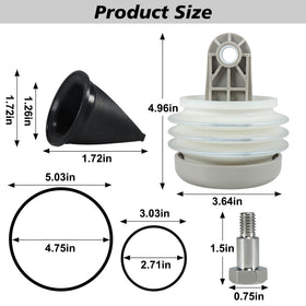 EOQIFJM installation in an RV toilet showing straightforward repair benefit
