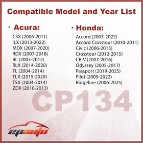 EPAuto CP134 close-up of pleated filter media, EPAuto filtration captures dust and pollen