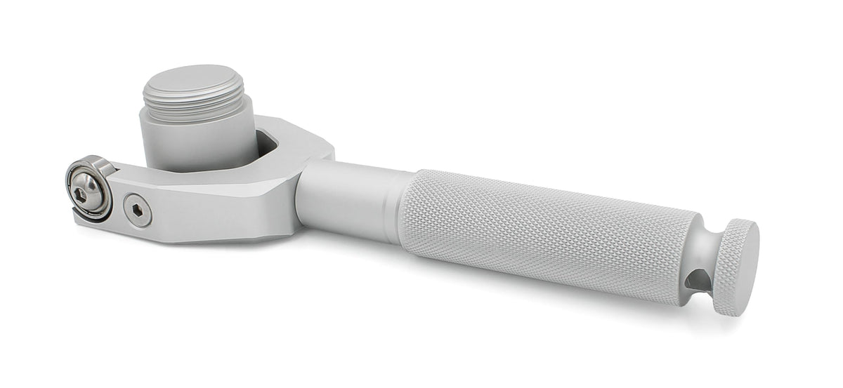 EPI drive belt tool front view showing threaded end and anodized finish for easier maintenance