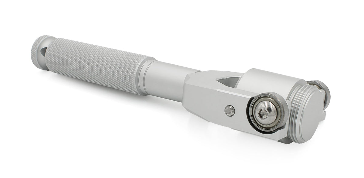 EPI tool side-by-side with ruler illustrating compact size for convenient storage and transport