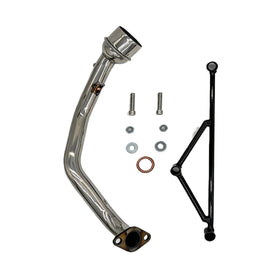 EPJHKBE exhaust installed on a GY6 scooter illustrating fit and sound-oriented design