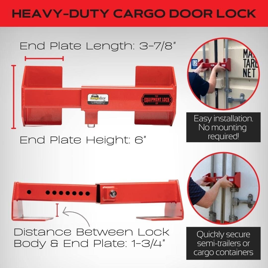 THE EQUIPMENT LOCK COMPANY end plate detail showing reinforced support and strength