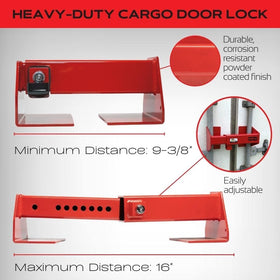 THE EQUIPMENT LOCK COMPANY held by hand showing compact 13 lb weight and portability