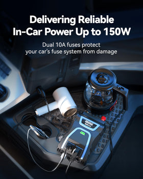 ERAYAK close-up of 18W USB-C port delivering fast charging on the go