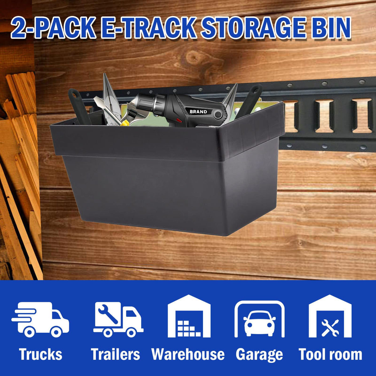 ERFEI bin in garage setup displaying improved workflow and fewer floor hazards