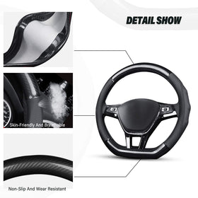 Ergocar installed on steering wheel demonstrating improved control