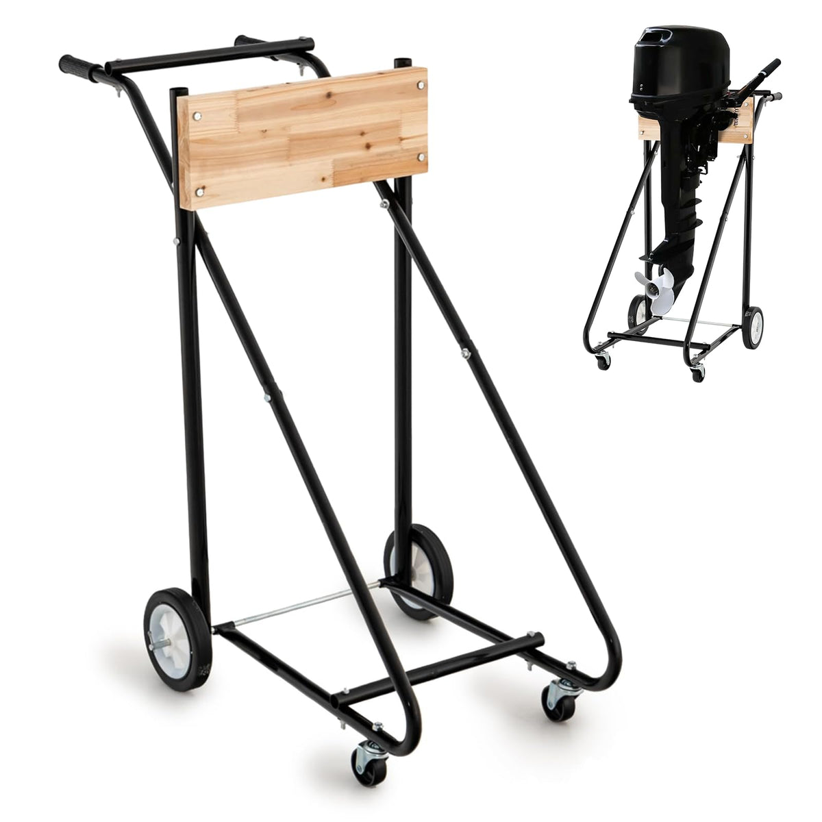 ERGOMASTER front view assembled showing stable support and mobility