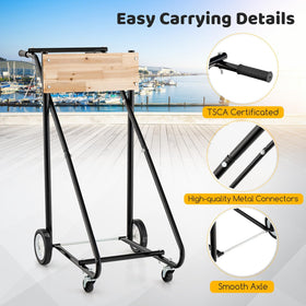 ERGOMASTER side profile with motor demonstrating safe elevated storage
