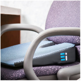 Ergonomic Innovations cushion installed in car seat illustrating driving comfort