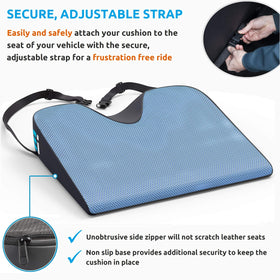 Ergonomic Innovations non-slip base view ensuring secure seat placement