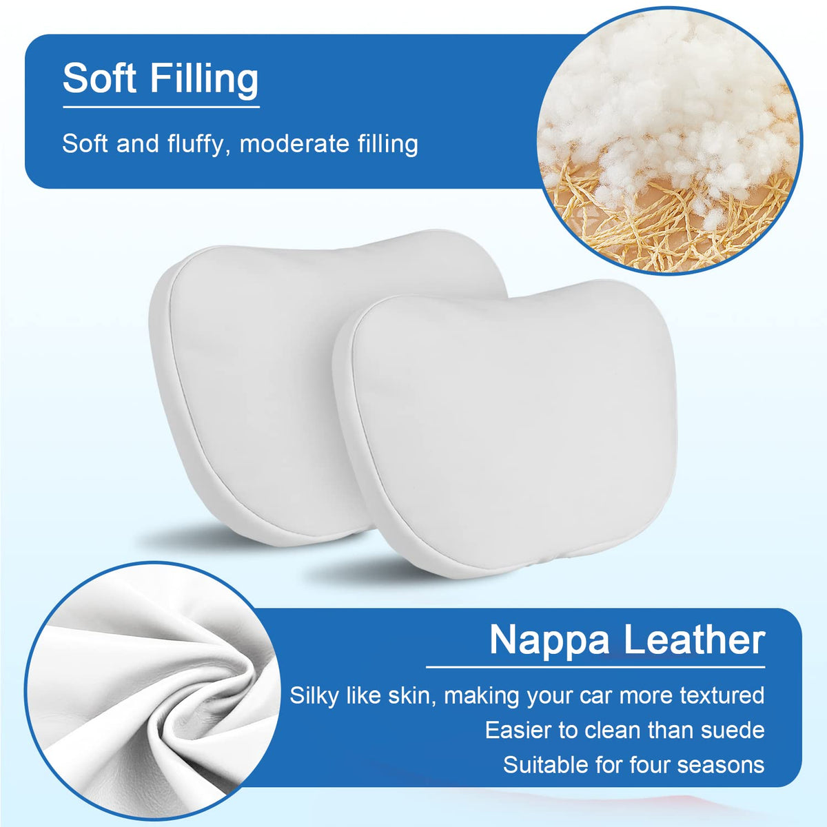 Erivis close-up of Nappa leather texture highlighting premium finish