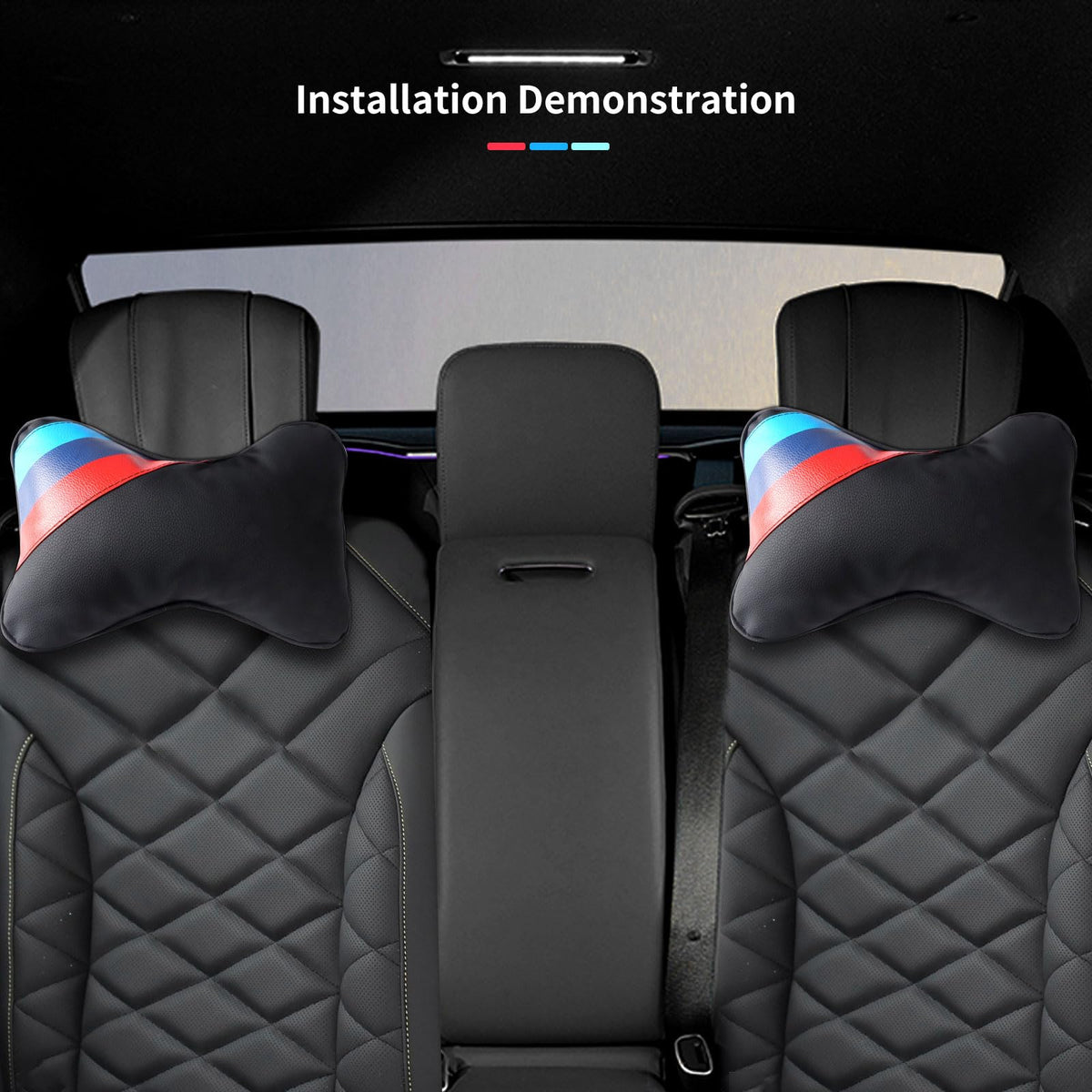 Erivis headrest next to hand showing scale and portable lightweight benefit for easy transfer