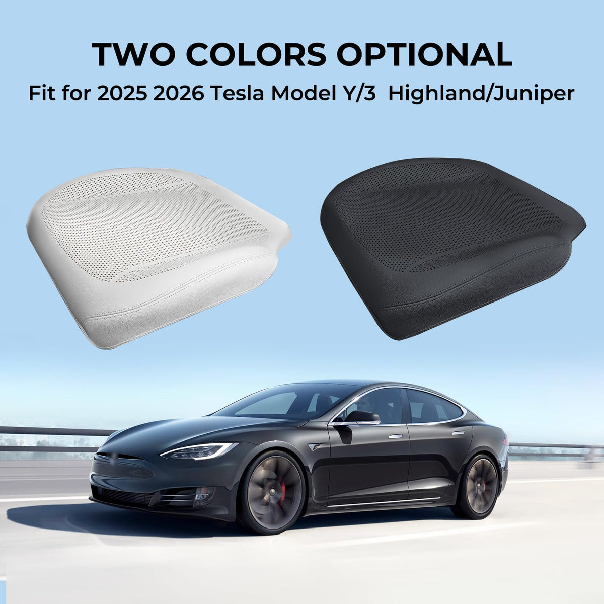 Erivis lifestyle interior shot in Tesla showcasing upgraded cabin look