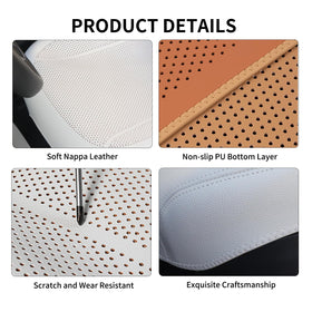Erivis micro-perforation closeup preserving ventilation and heating