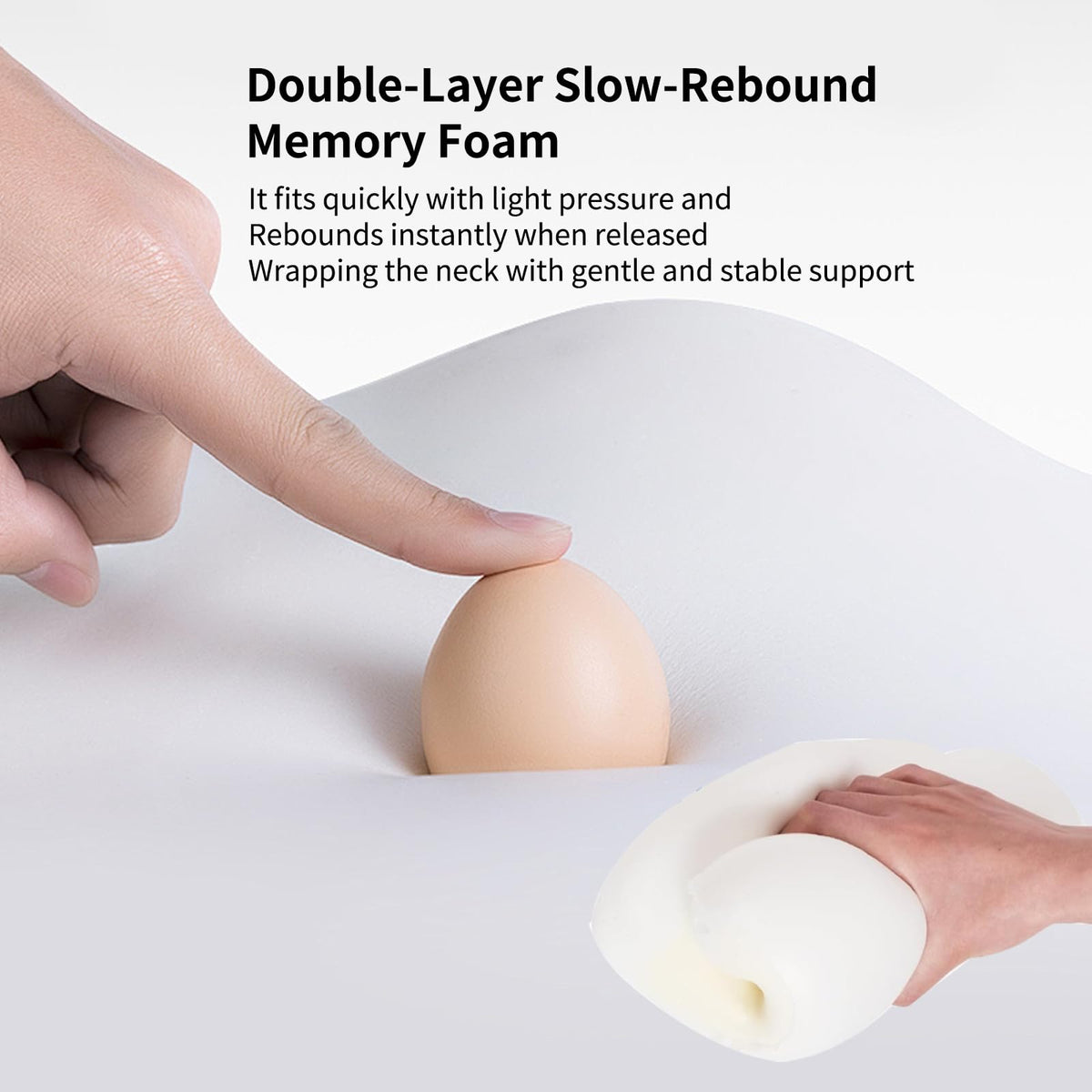 Erivis next to hand to show compact size and portable convenience