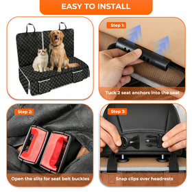 Erivis large storage pockets holding treats and toys for organized travel