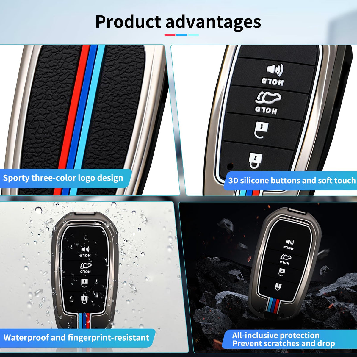 Erivis textured logo detail adding grip and sporty appearance