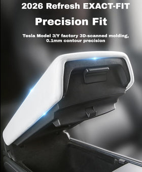 ernica armrest opened to show precise fit and unhindered storage access benefit