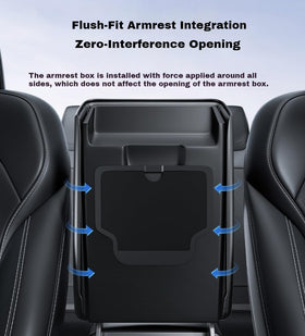 ernica detail of armrest opening showing unobstructed lid movement