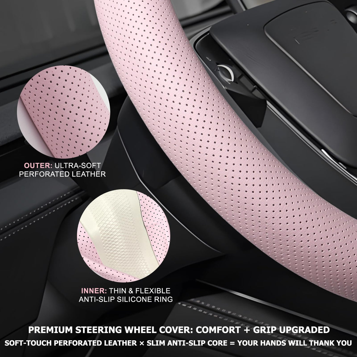 ernica size comparison showing correct 14.5–15 inch fit benefit