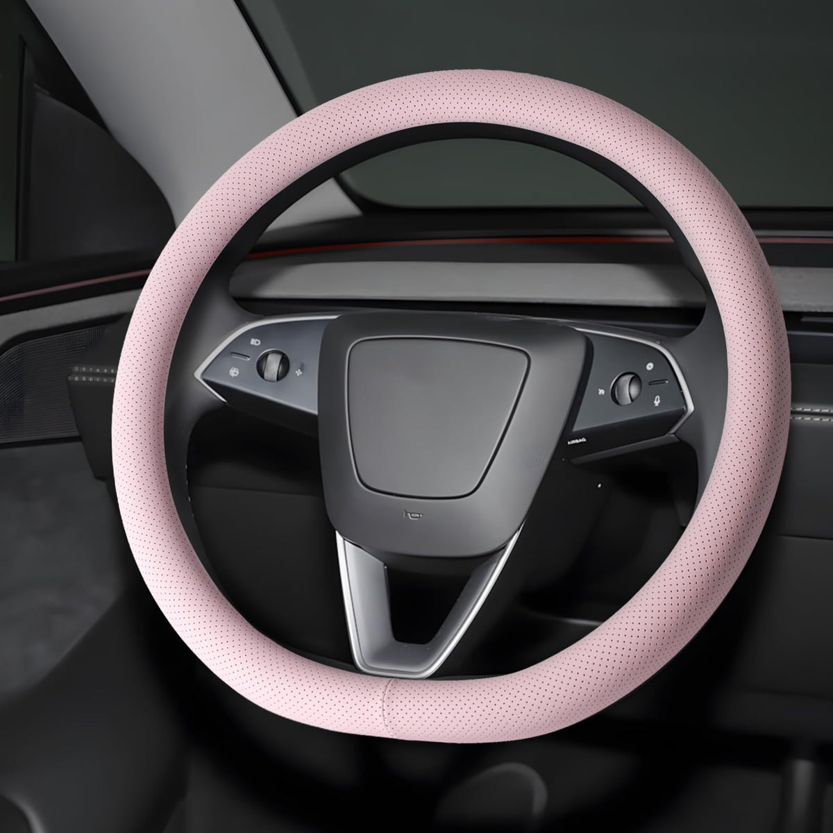 ernica front view light pink cover showing full fit and style benefit