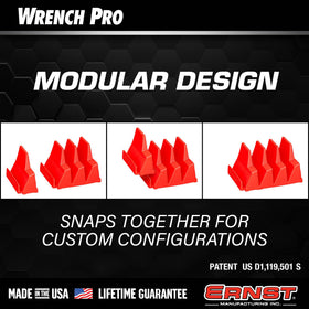 Ernst Manufacturing detailed view of included size identification labels for fast size selection